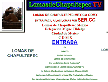 Tablet Screenshot of lomasdechapultepec.tv
