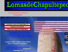 Tablet Screenshot of bienesraices.lomasdechapultepec.tv